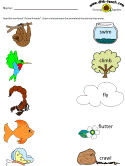 story worksheet