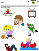 story worksheet