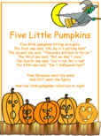 Five Little Pumpkins Poem