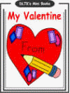 my valentine mini book