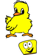 five little chickens