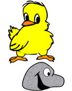 five little chickens