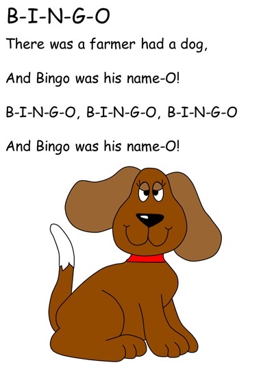 BINGO coloring pages