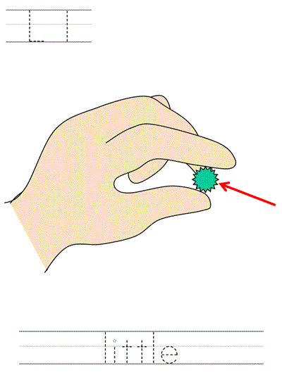 Ll little | Learn to Print worksheet