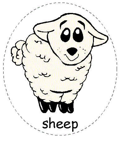 printable felt board characters for Little Bo Peep