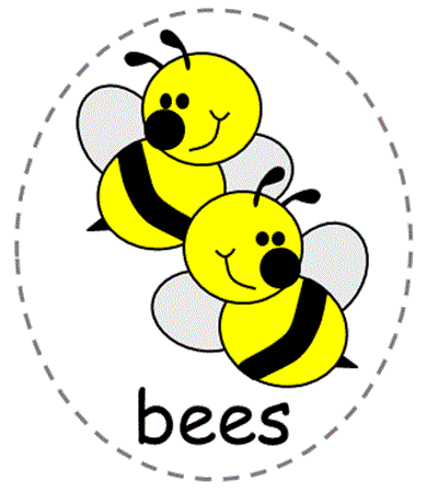 printable felt board characters for Five Busy Honey Bees