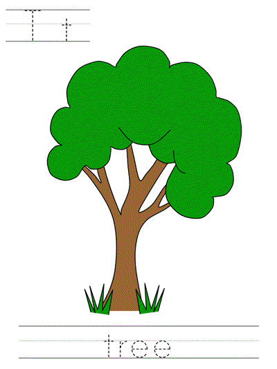 Printable print practice worksheet - Tt tree