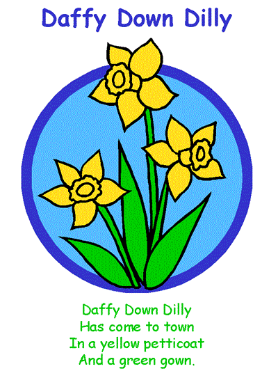 daffy down dilly coloring page