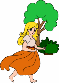 Goldilocks and the Three Bears: goldilocks running away