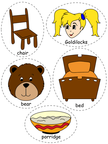 Goldilocks Felt Board Images
