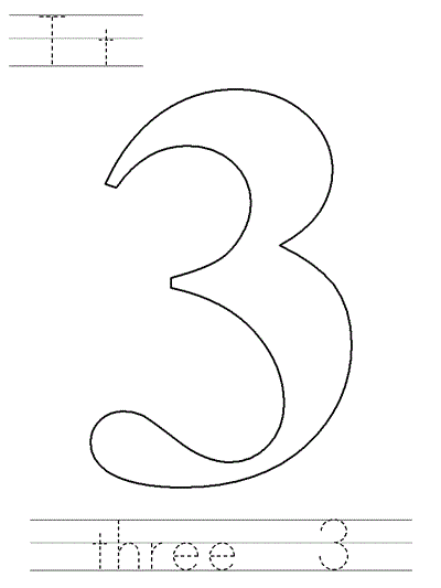 Three Blind Mice Learn to Print coloring page - Tt three