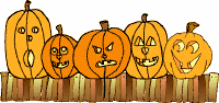 printable felt board characters for Five Little Pumpkins