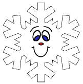 printable felt board characters for Five Little Snowflakes