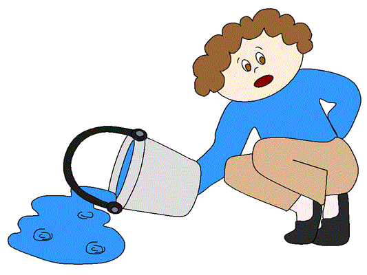 poster of Jack and the spilled pail of water