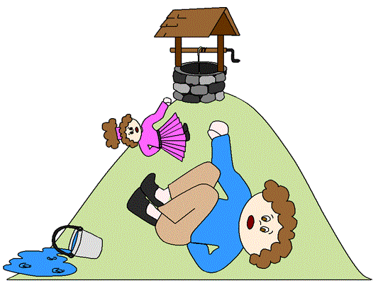 poster of Jack and Jill falling down the hill