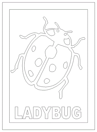 Printable poster - Ladybug