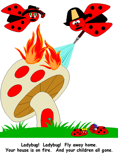 Ladybug Fly Away Home printable poster