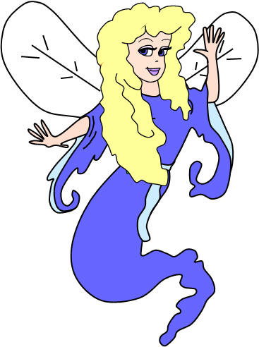 The Little Mermaid fairy of the air