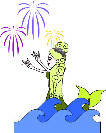 The Little Mermaid fireworks