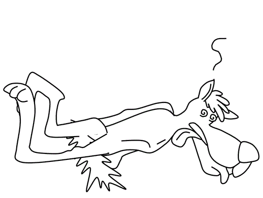 Coloring page - Wolf