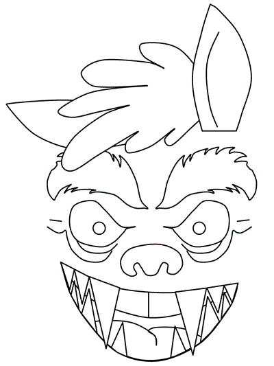 Coloring page - Wolf