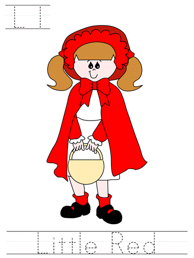 Little Red Riding Hood Tracer Pages