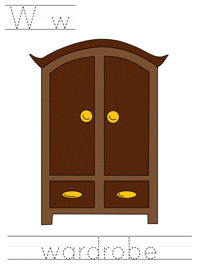 Printable print practice worksheet - Ww wardrobe