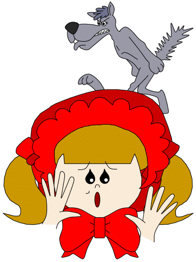 Printable poster - Little Red and Wolf