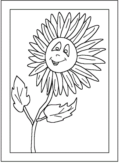Coloring page - Flower