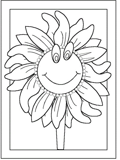 Coloring page - Flower