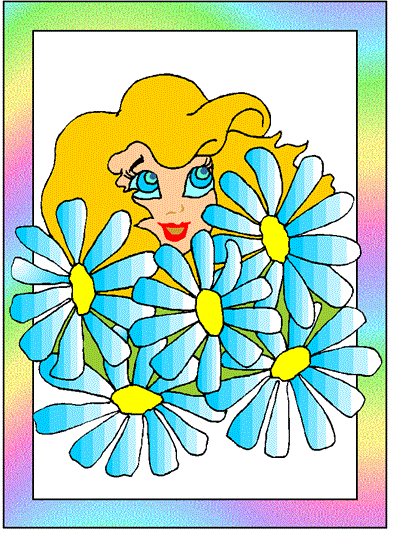 Printable poster - Mary and her flowers