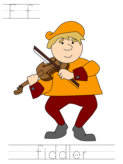 Printable print practice worksheet - Ff fiddler