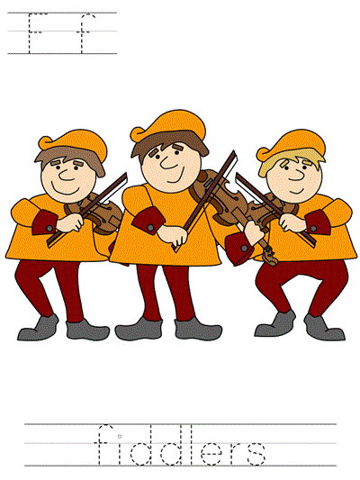 Printable print practice worksheet - Ff fiddlers