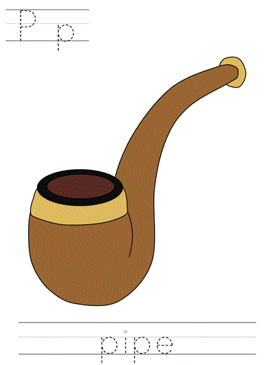 Printable print practice worksheet - Pp pipe