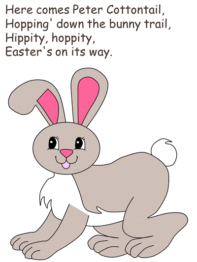 Printable poster - Children's Song with words - verse 1