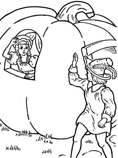Peter Pumpkin eater coloring page