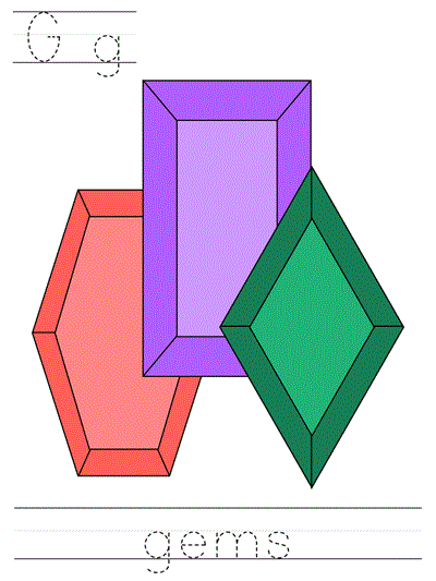 Printable print practice worksheet - Gg gems