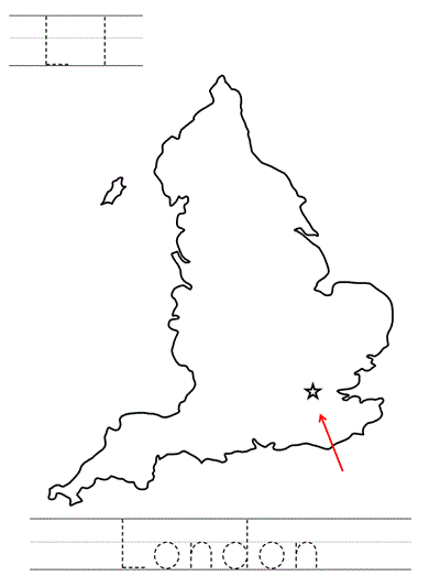 Learn to Print worksheet - Ll London