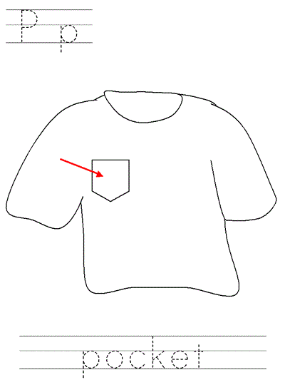 Learn to Print worksheet - Pp pocket