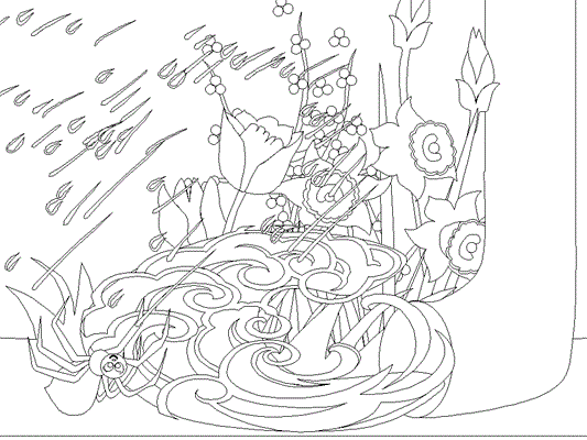 Coloring page - Nursery Rhyme Coloring Page 2