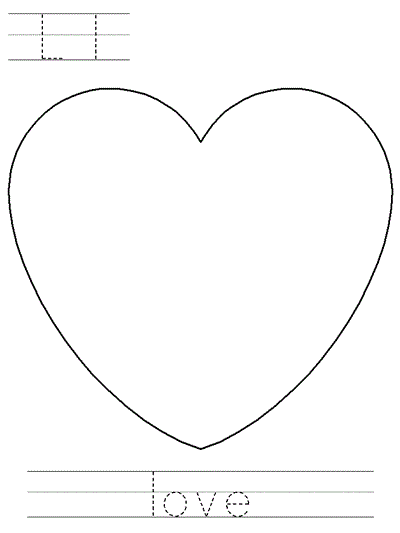 Printable print practice coloring page - Ll love