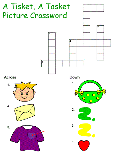 A Tisket, A Tasket Crossword Puzzle