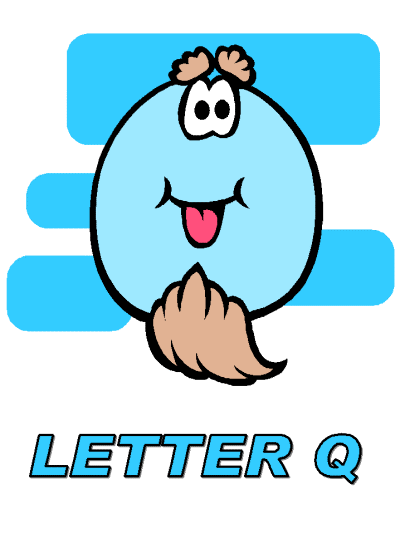 letter q alphabet poster