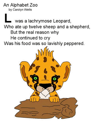 L was a Lachrymose Leopard