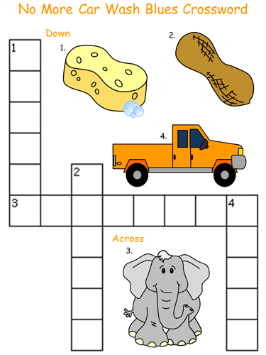 No More Car Wash Blues Crossword Puzzle