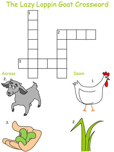 The Lazy Loppin Goat Crossword Puzzle