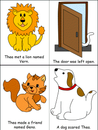 View from a Zoo Story Sequencing Cards