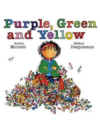 Purple, Green, and Yellow