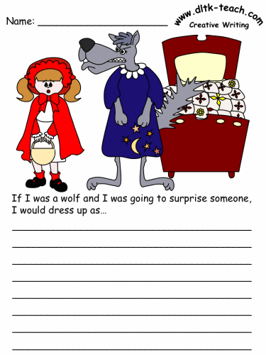 Little Red Riding Hood Writing Prompt