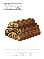 Printable print practice worksheet - Ww wood